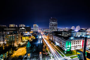 Downtown London, Ontario At Night (Stock Images)