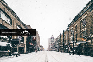Snowy Day On Richmond Road - London, Ontario (Stock Images)